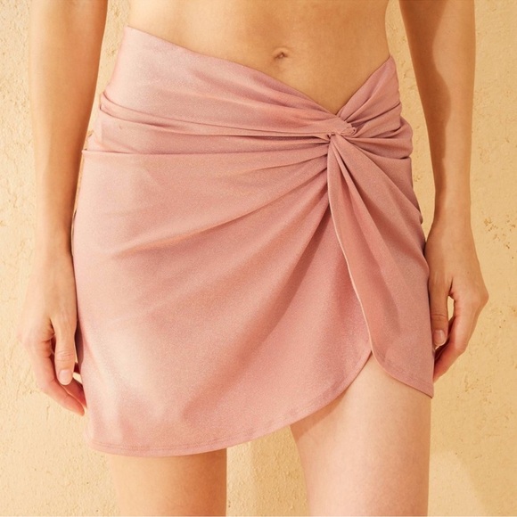 Shade & Shore Sparkle Coral Swim Coverup - Picture 2 of 4